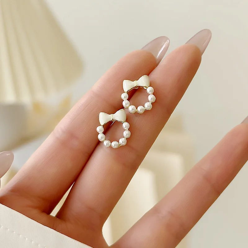 Mini Ribbon Clip on Earrings