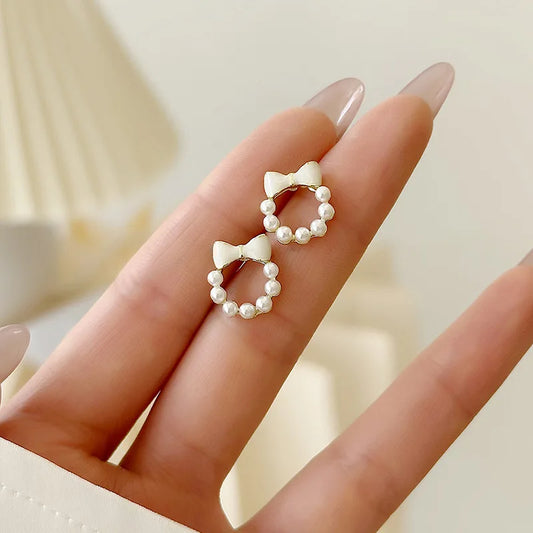 Mini Ribbon Clip on Earrings